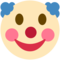 Clown Face emoji on Twitter